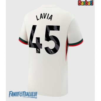 Chelsea Romeo Lavia #45 Tricou Fotbal Replică 2025-26 Barbati Deplasare